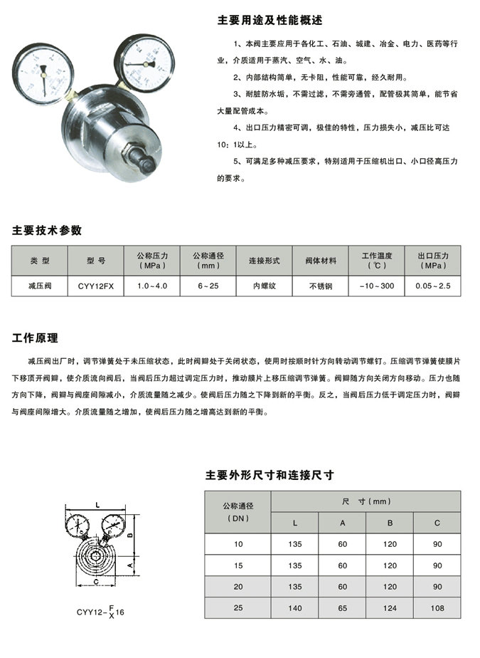减压阀
